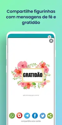 Figurinhas de Gratidão android App screenshot 1